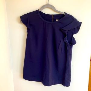 Navy J. Crew blouse